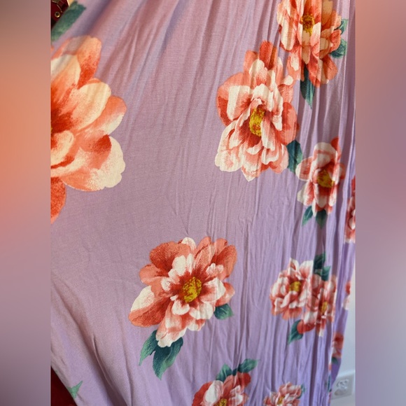 Pinkblush Lavender Floral Maxi Dress - Picture 3 of 5